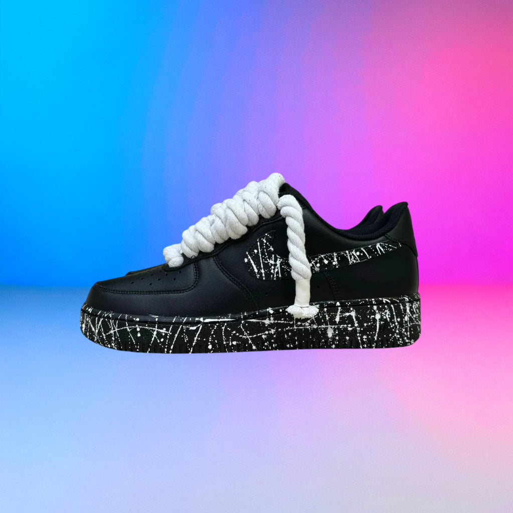 Air Force Rope Laces Skizzi White