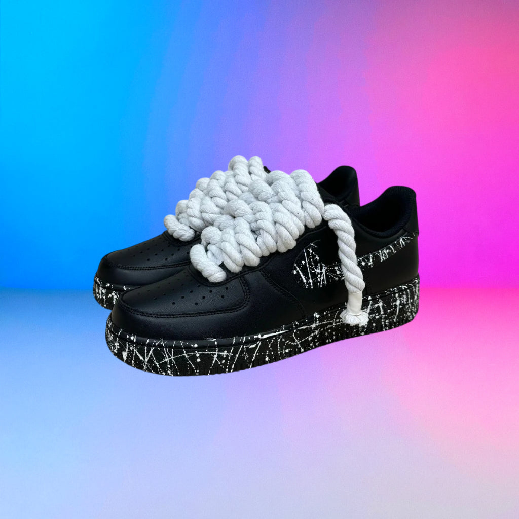 Air Force Rope Laces Skizzi White