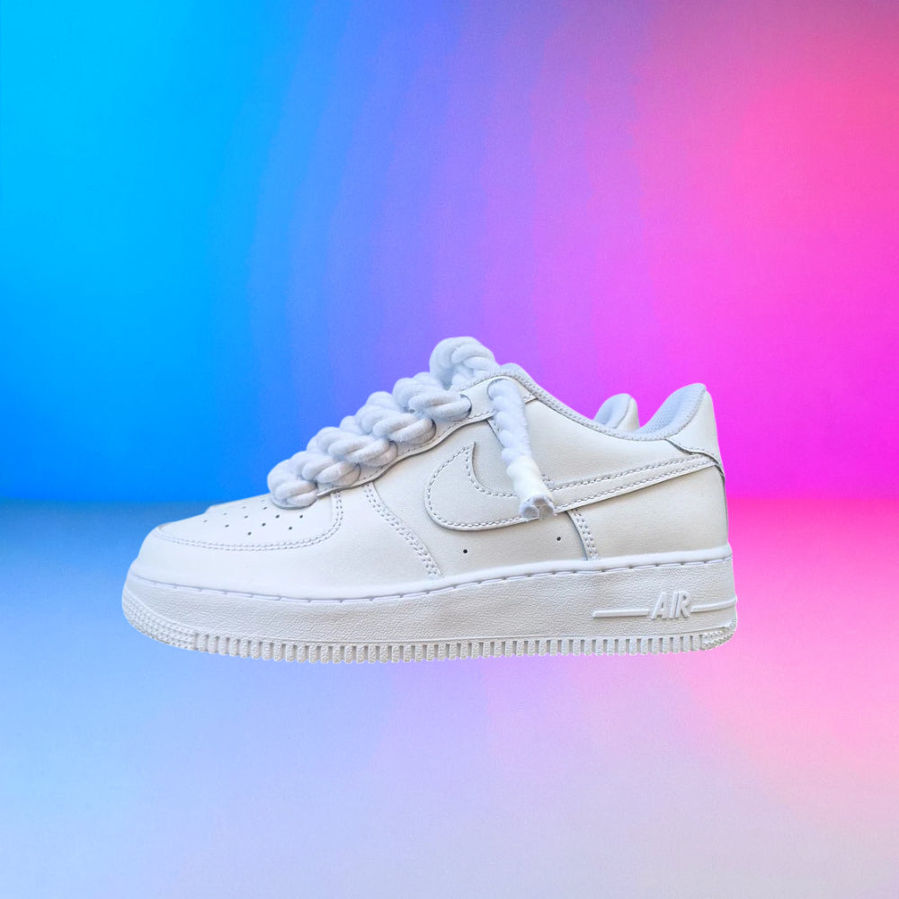 Air Force Rope Laces White