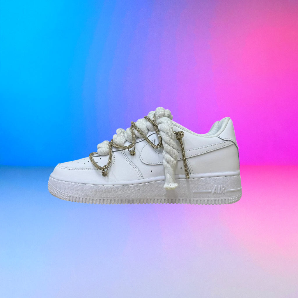 Air Force Triple Swarovski Gold