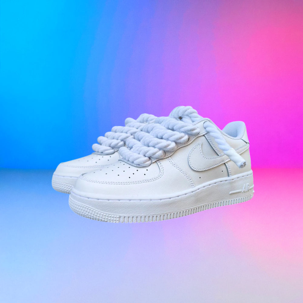 Air Force Rope Laces White