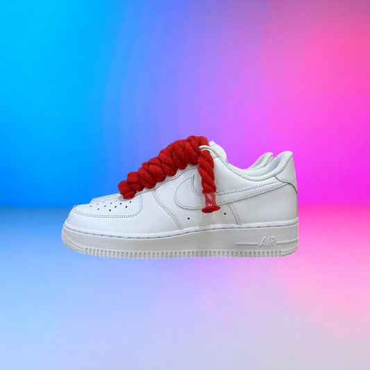 Air Force Rope Laces Rosso