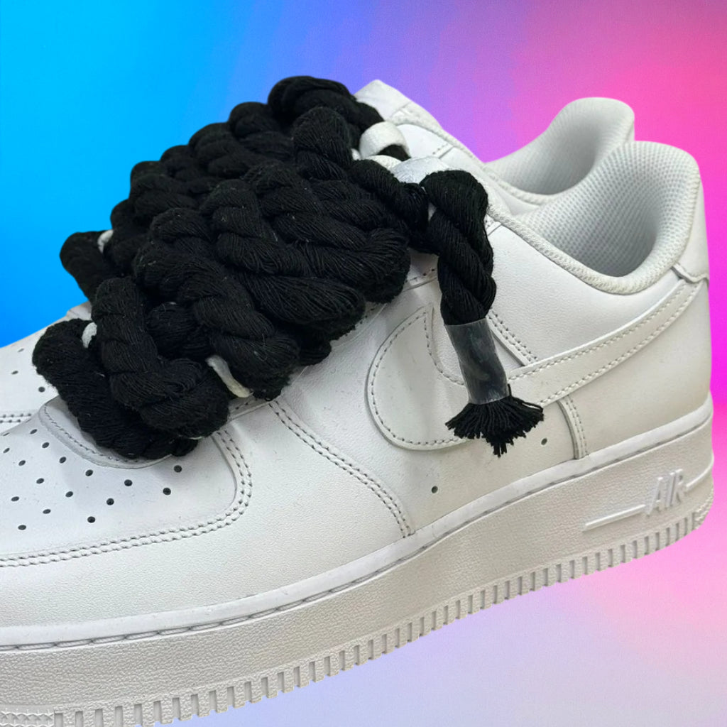 Air Force Rope Laces Nera