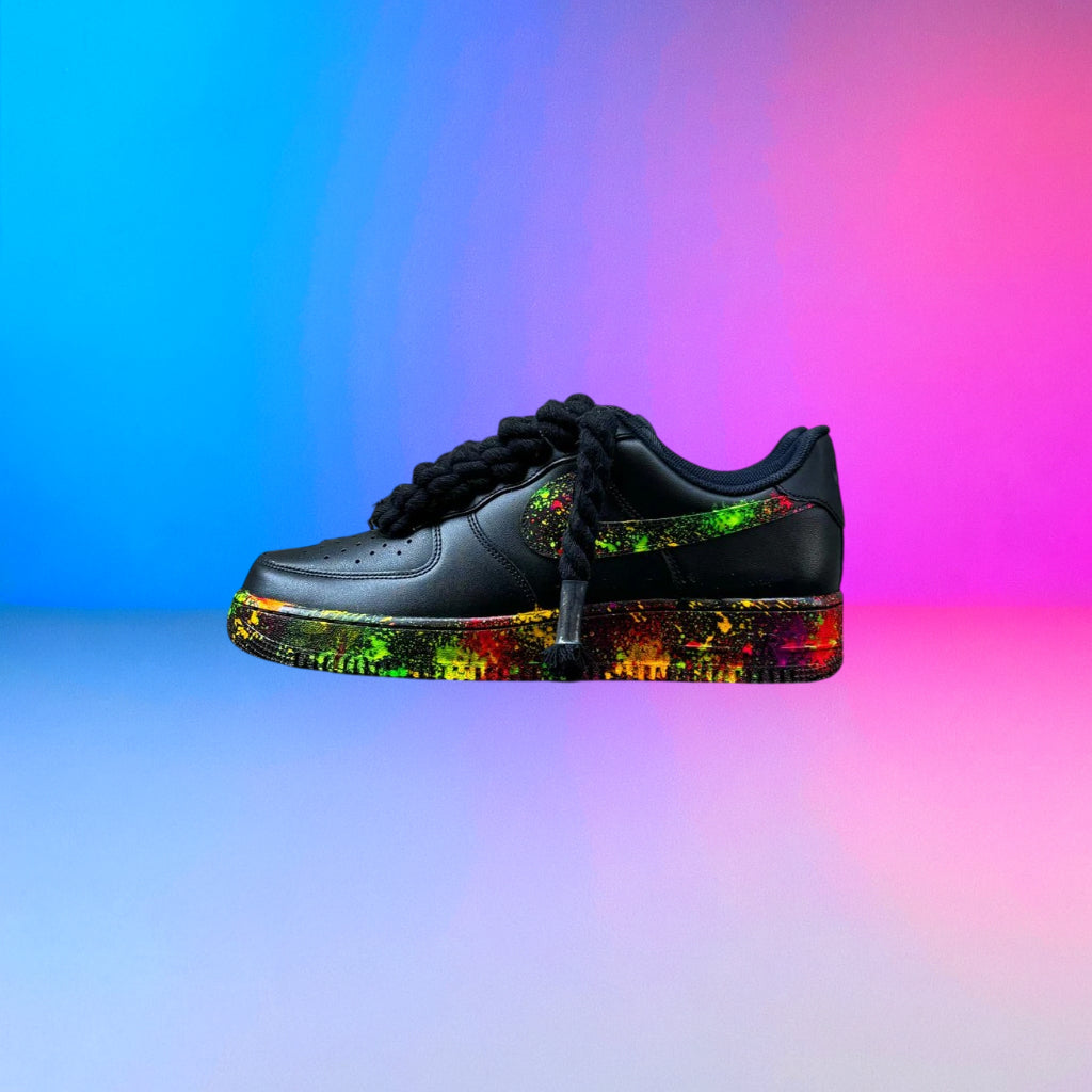 Air Force Laces Black Color