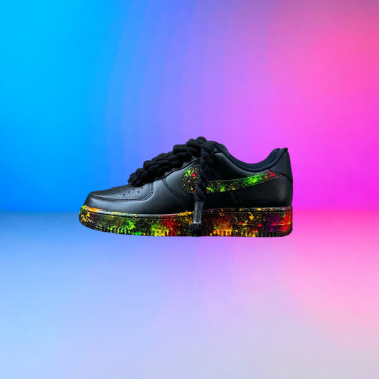 Air Force Laces Black Color