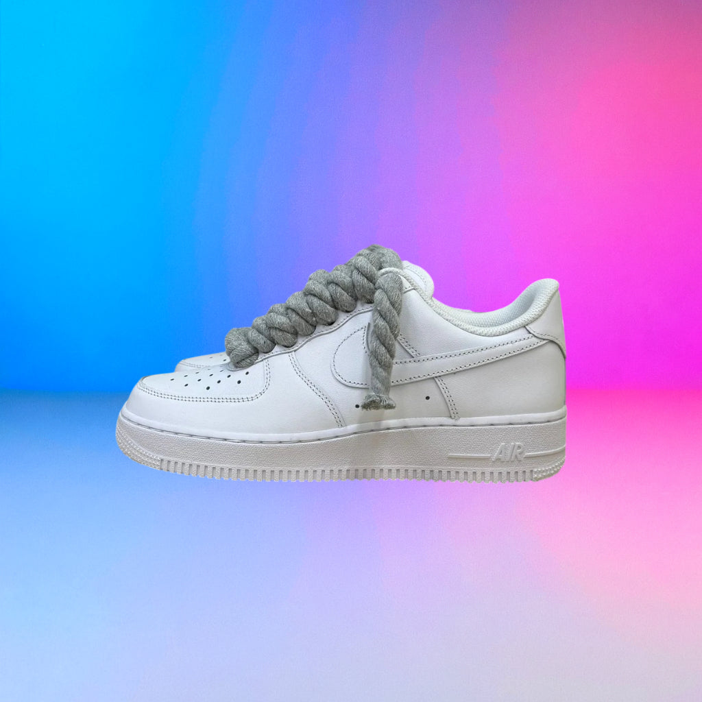 Air Foce Rope Laces Grigio