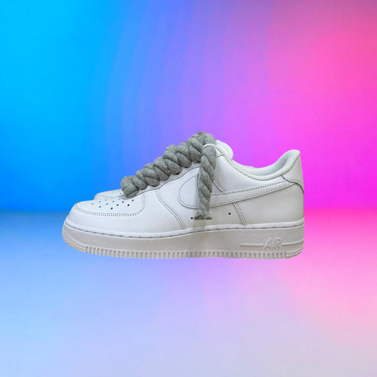 Air Foce Rope Laces Grigio